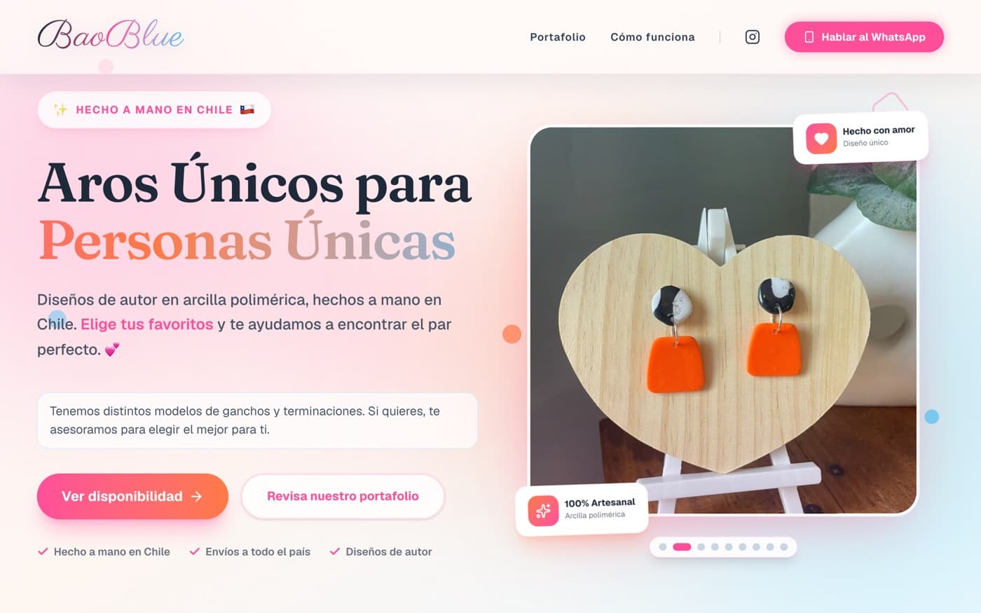 BaoBlue — Aros únicos para personas únicas